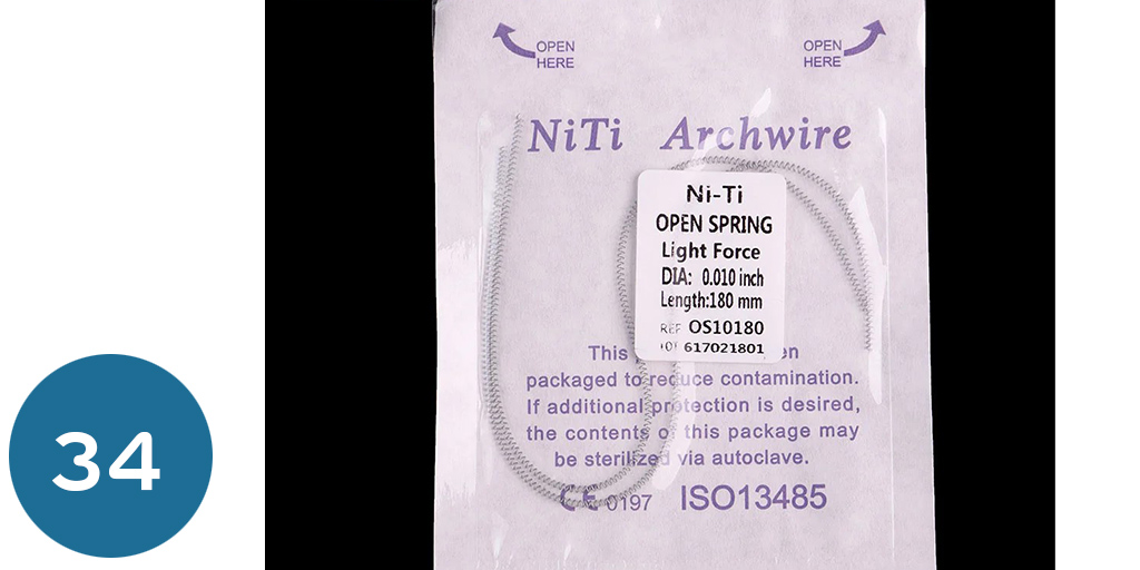 [اوبن كلوس سبرنج] اوبن اسبرنج نيكل كيس  NITI Open spring coil