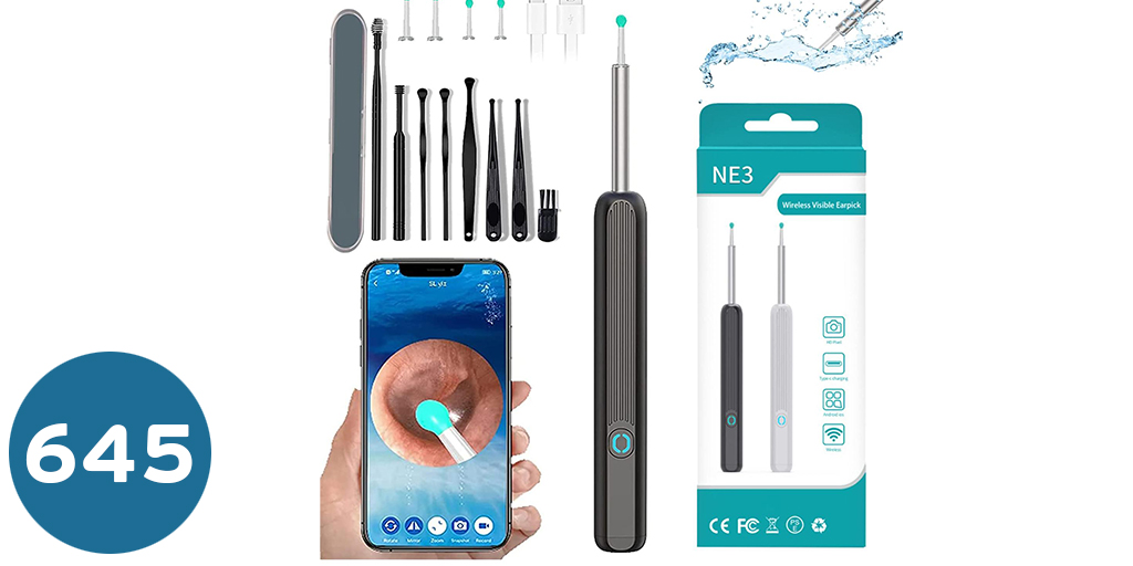 [001-0099] كاميرا تشخصية للاذن  ear wax removal camera