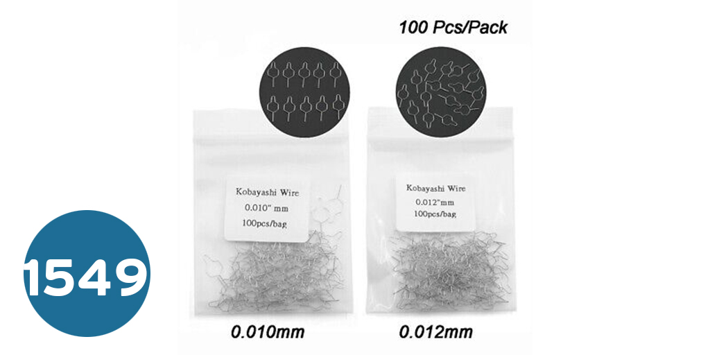 [004-0594] Wire Ligature Ties Twist 010  012  اسلاك كوباشي