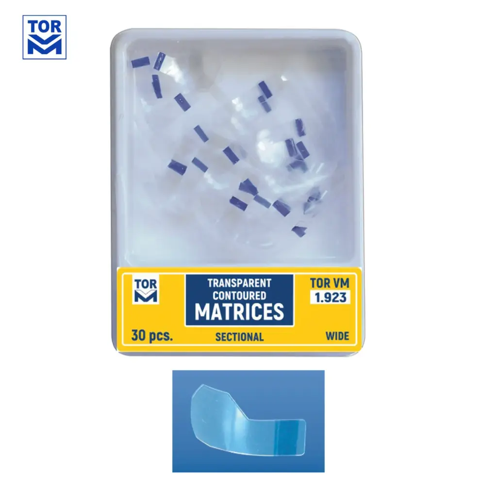 سيكشنال ماتركس  №1.923 Transparent Sectional Contoured Matrices 30 pcs