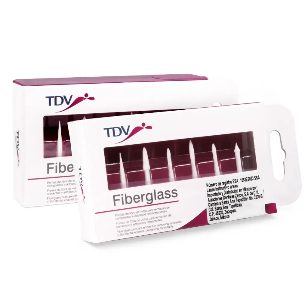 TDV Fiberglass Surtidas 6 Fresas