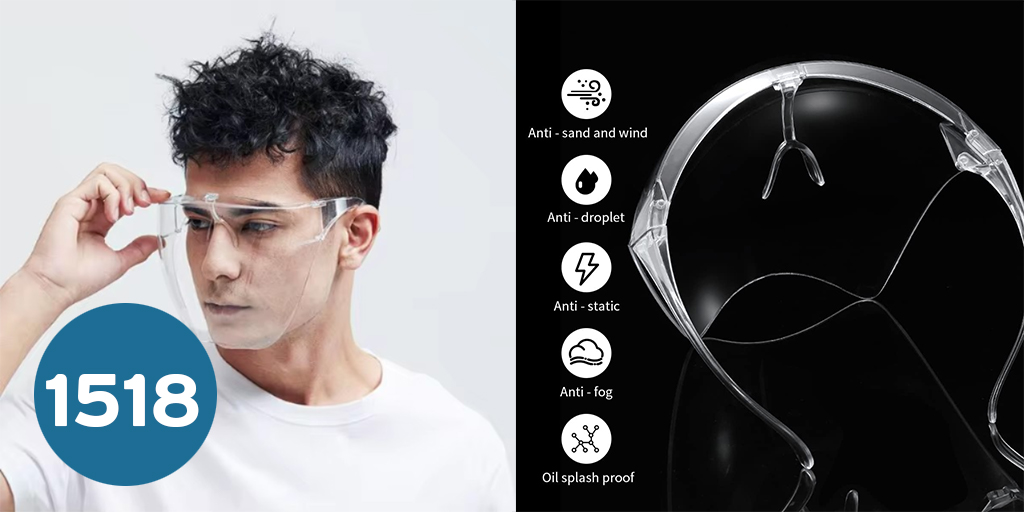 واقي وجة  Safety Clear Face Shield