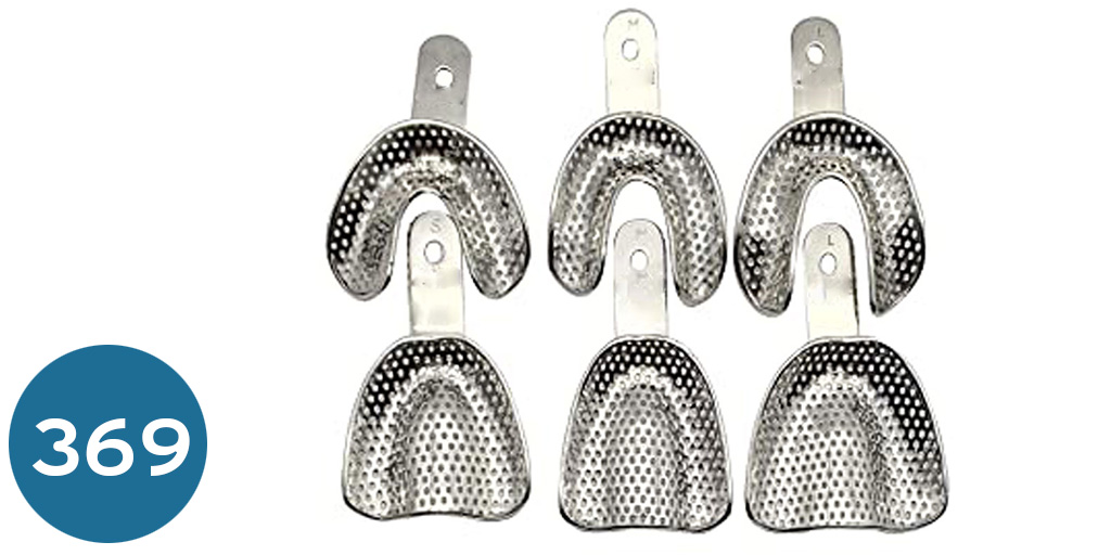 [تريات ستيل] تريات ستيل  Impression Tray SS Set of 6