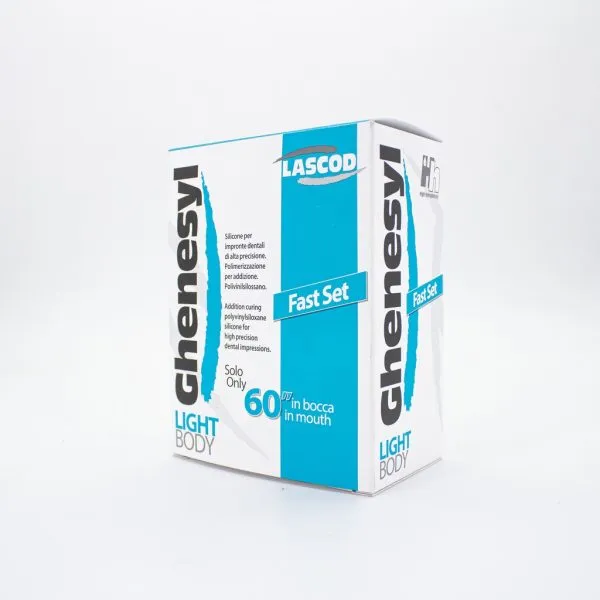 Lascod Ghenesyl Light Body Normal Set addition curing polyvinylsiloxane silicone for high precision dental impressions سيليكون