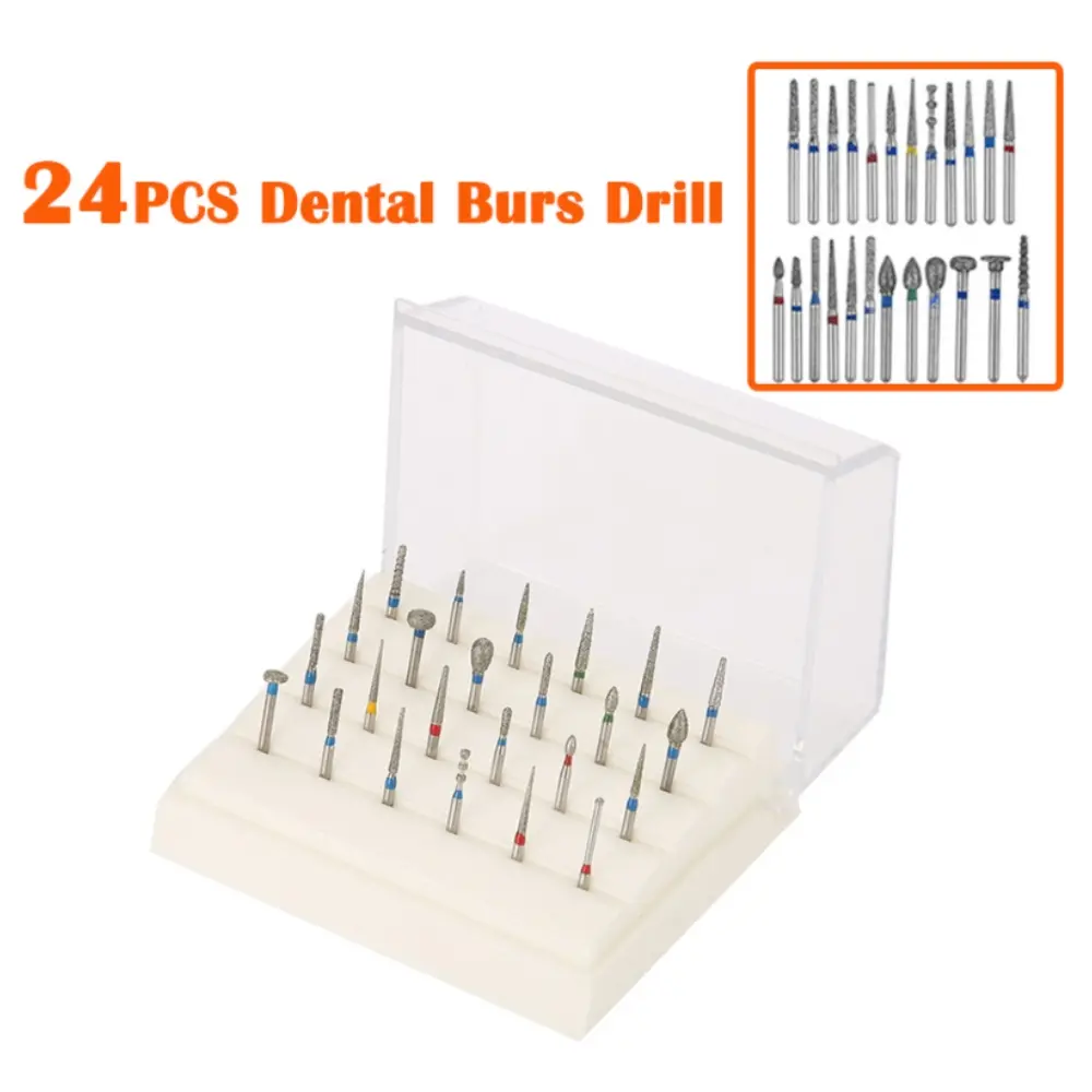 24-hole dental burs holder set حامل بيرات