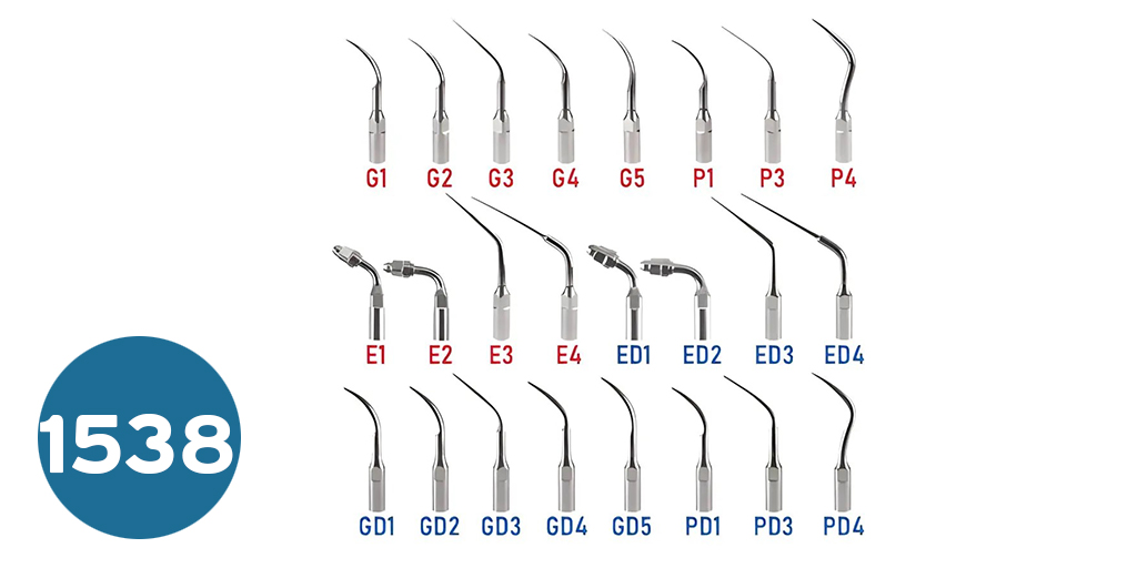 رؤوس سكلر  Universal Ultrasonic Scaler Tipss