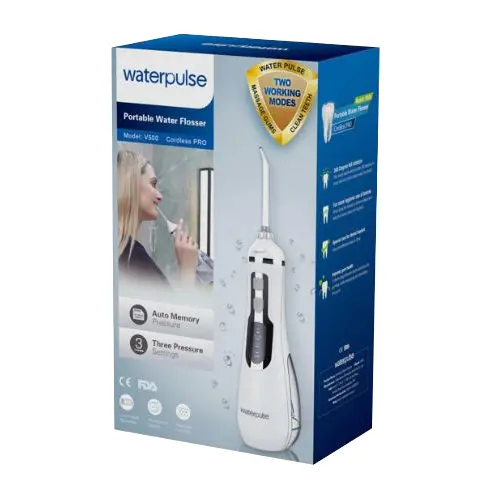 [001-0087] فلوسر مائي  WaterPulse Cordless Water Flosser V500