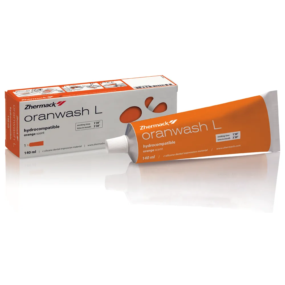 [كوندنسيشن سيليكون] Zhermack Oranwash L c-silicone dental impression material. أوران ووش إل  مسرع