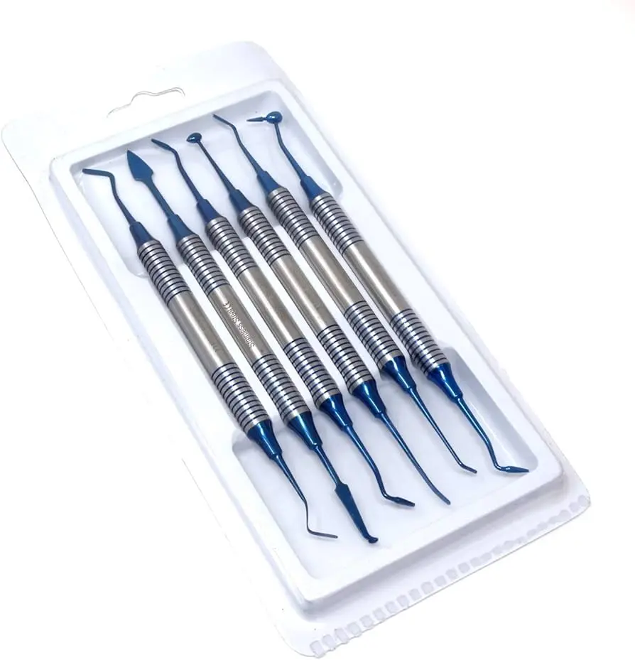 [أدوات كمبوزت] dental composite filling instruments set of 6  كت ادوات كمبوزيت