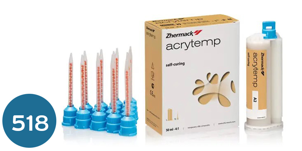 [تيجان مؤقتة] أكريتمپ اكريلك ريزن  Acrytemp acrylic resin