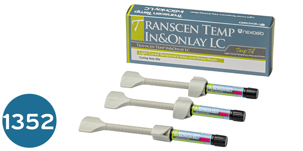 [حشوات مؤقتة] حشو مؤقت ضوئي  Transcen Temp In&Onlay LC Temporary Crown Materials
