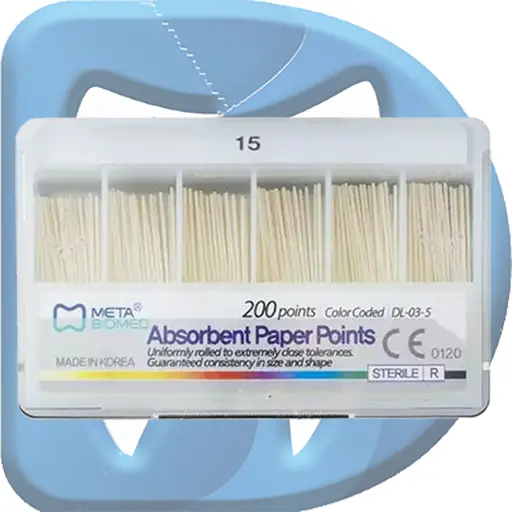#Absorbent Paper Points - 2% ورق تجفيف يدوي بيبربوينت (15, META)