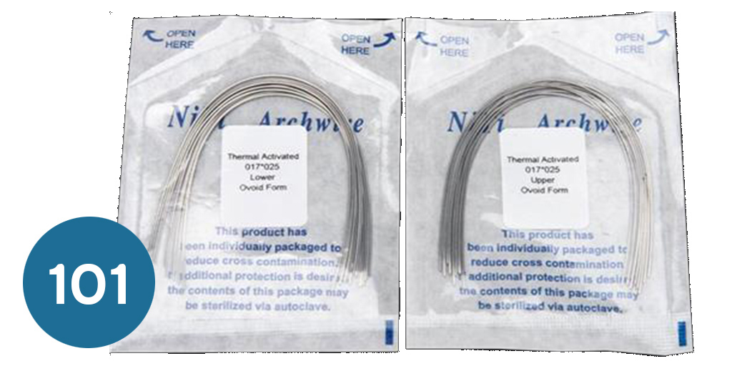 [اسلاك نيكل راوند] اسلاك تقويم نيكل تيتانيوم راوند Archwire