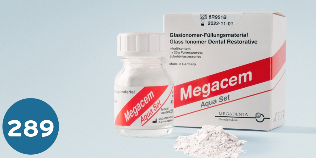 [جلاس اينومير حشو] جلاس اينومر حشو  Megacem