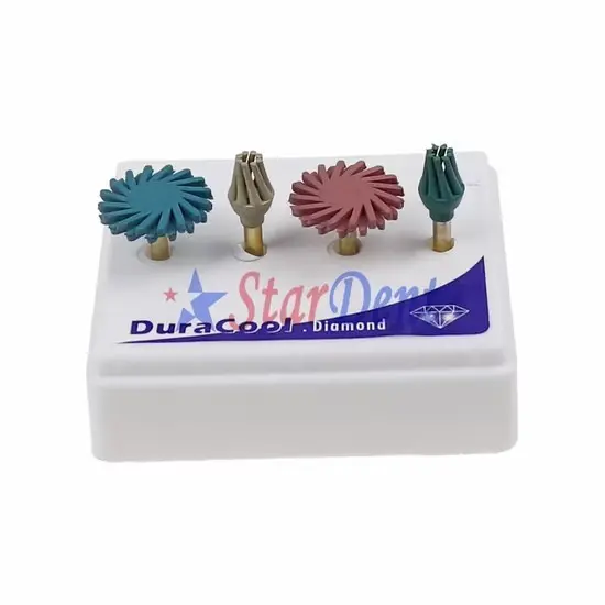 ربلات تلميع كمبوزت مروحه  DuraCool Diamond Dental Polishers