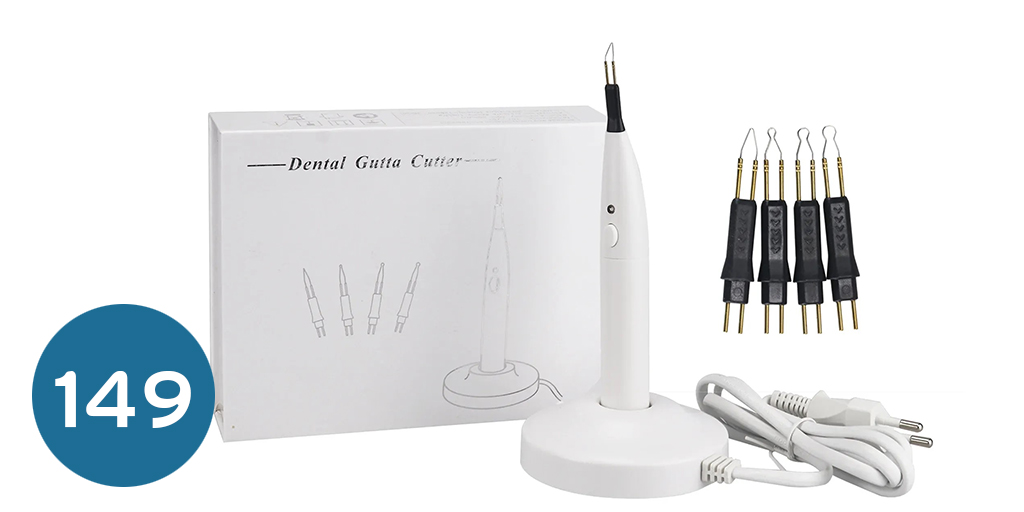 جهاز قاطع جتابيركا مع 4 رؤوس قطع+ شاحن  Endo Gutta Cutter