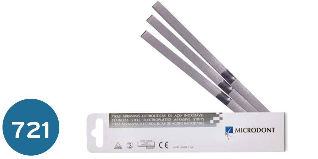 [008-0230] سترب اورثو  SS Abrasive Strips 4.0mm