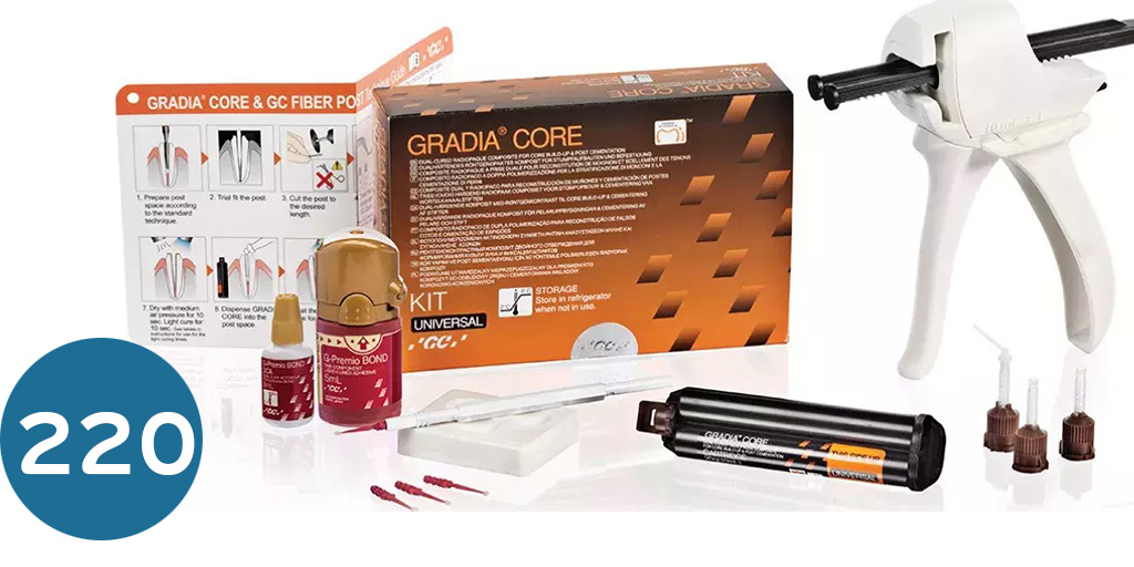 [حشوات الكور] كمبوزت بناء  GRADIA  CORE