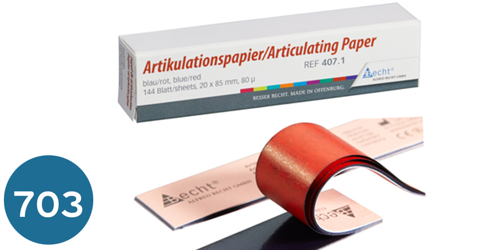 ورق عض  Articulating Paper