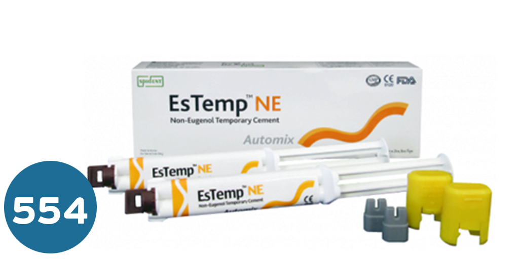 سمنت تثبيت مؤقت بدون ايجانول  EsTemp NE