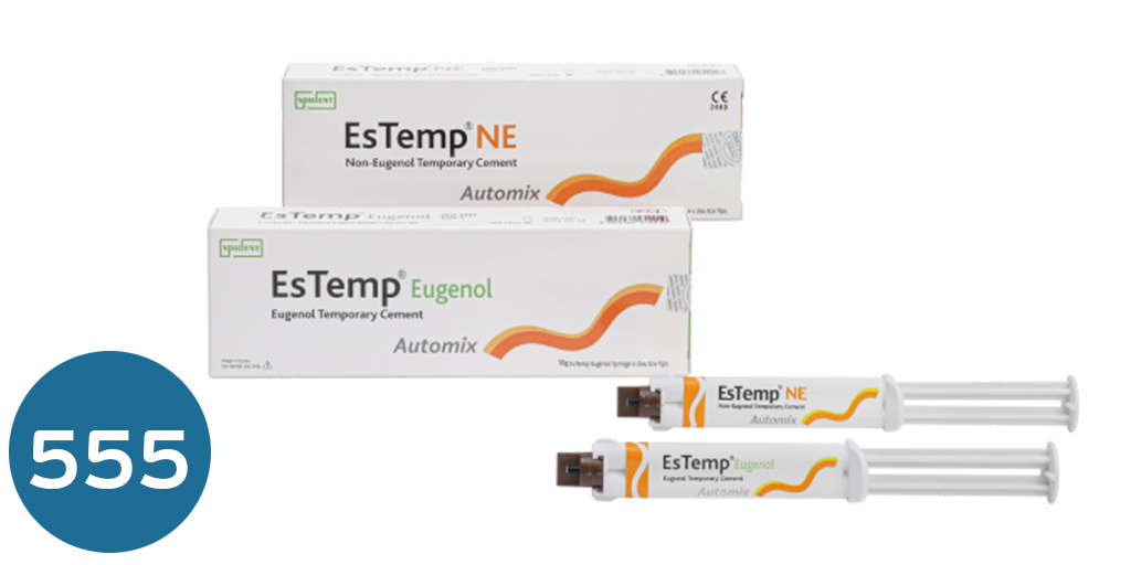 سمنت تثبيت مؤقت مع ايجانول  EsTemp Eugenol