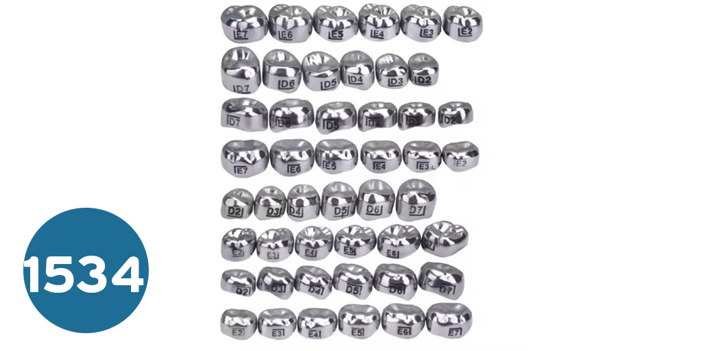 [تيجان ميتال]   Stainless Steel Dental Kids Crown