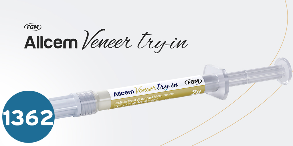 [سمنت مؤقت فينير] سمنت فينير مؤقت  Allcem Veneer Try in
