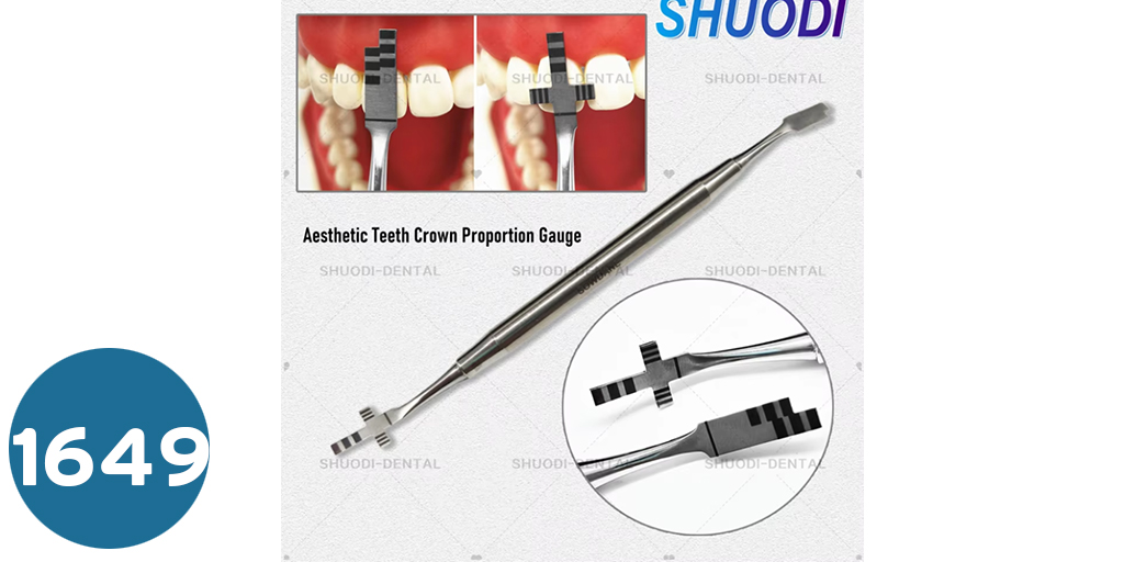 [أدوات تقويم]   Teeth Crown Proportion Gauge