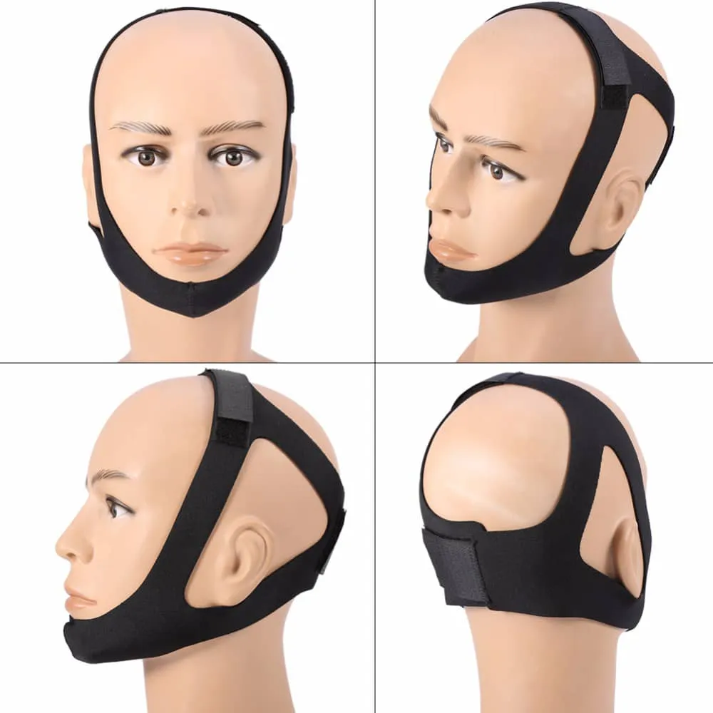 Chin Strap Anti Snore Belt Apnea Jaw Support 