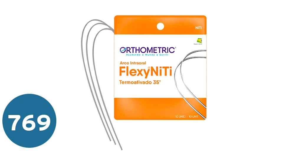 اسلاك تقويم نيكل تيتانيوم حراري  Flexy NiTi Thermal 35º Archwires