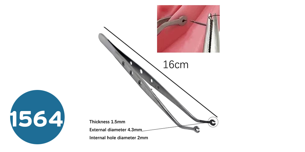   Surgical Operation Stitching Tweezer