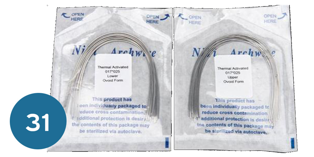 اسلاك تقويم ستانلس ستيل راوند Archwire