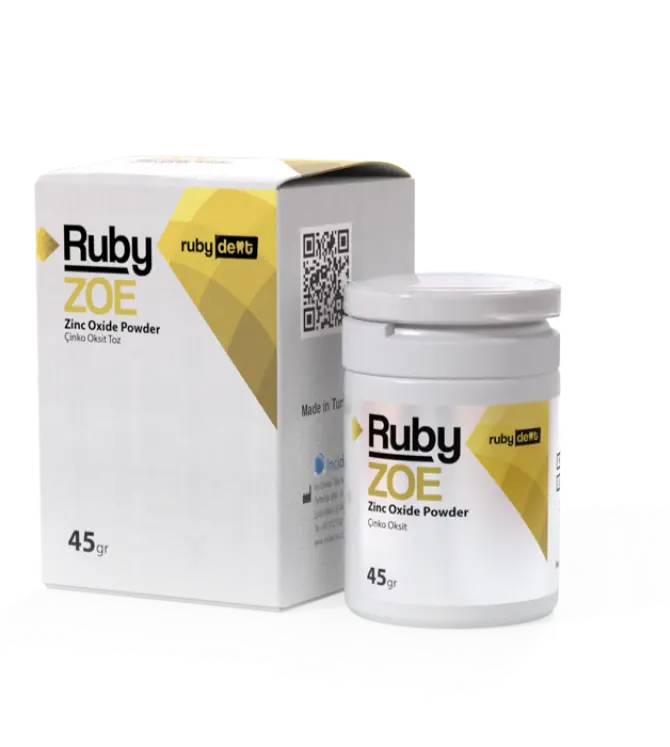 [005-0001] İnci Dental ruby zinc oxide powder 100g زنك اوكسايد بودر