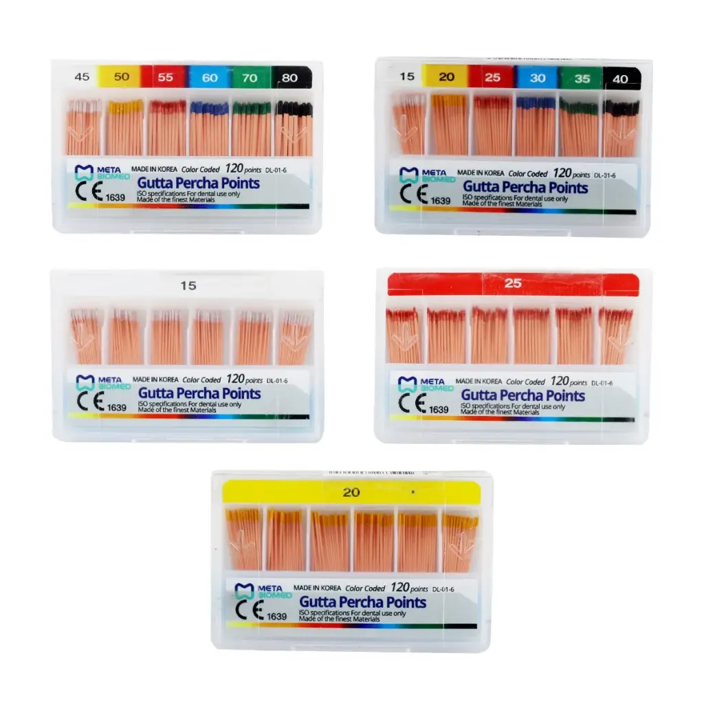 جتابيركا يدوي Gutta Percha Points (2% Taper) #