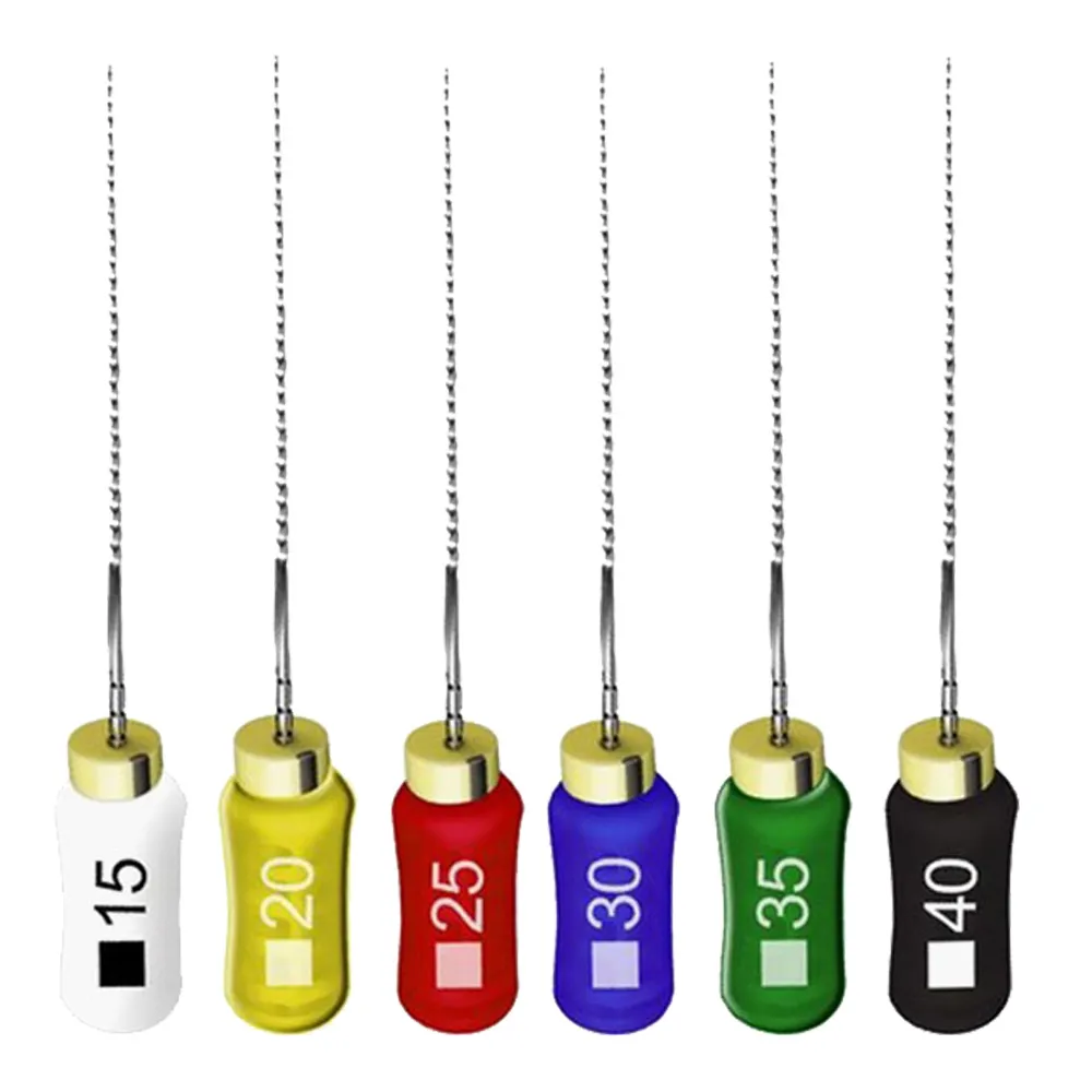 Luster dent 2%K FILES NITI فايلات كي نيكل يدوي