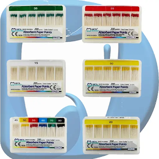 Absorbent Paper Points - 2% ورق تجفيف يدوي بيبربوينت $$