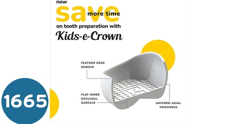 [تيجان ميتال] كراون زركون جاهز للاطفال  Kids-e-Crown