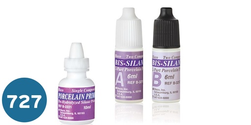 [جلاس اينومر سمنت] لتعزيز الالتصاق بين البورسلين والريزن  Bis Silane