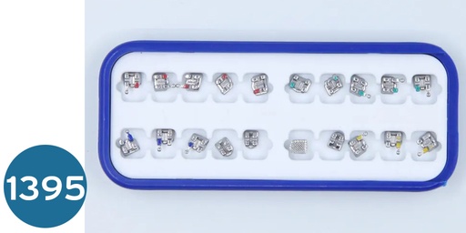 [ميتال براكت] براكت تقويم ازرق  MINI roth metal braces 022 345 hooks