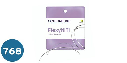 [اسلاك نيكل معكوسة] اسلاك تقويم نيكل تيتانيوم معكوسة  Flexy NiTi Reverse Curve Archwires