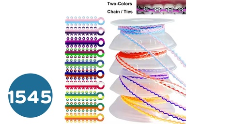 [باورتشن] Bicolor Orthodontic Ultra Power Chain