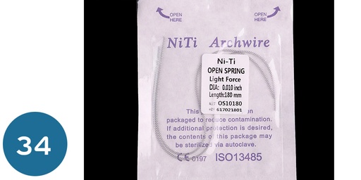 [اوبن كلوس سبرنج] اوبن اسبرنج نيكل  NITI Open spring coil
