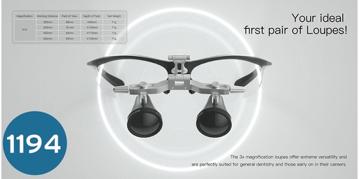 [لوب &هيدلايت] لوب  Brilliance Dental Loupes