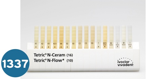 [دليل الألوان] دليل الألوان  TETRIC N FAMILY SHADE GUIDE