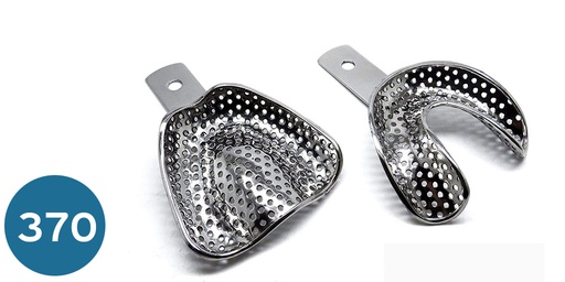 [تريات ستيل] تريات ستيل حافة قصيرة  Impression Tray SS Set of 8